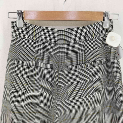 アダムエロペ Adam et Rope グレンチェックフレアワイドパンツ レディース JPN:36